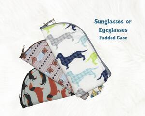 Dachshund Dog, Sunglasses Case, Reader Glasses Case, Doxie Dog Lover Gift